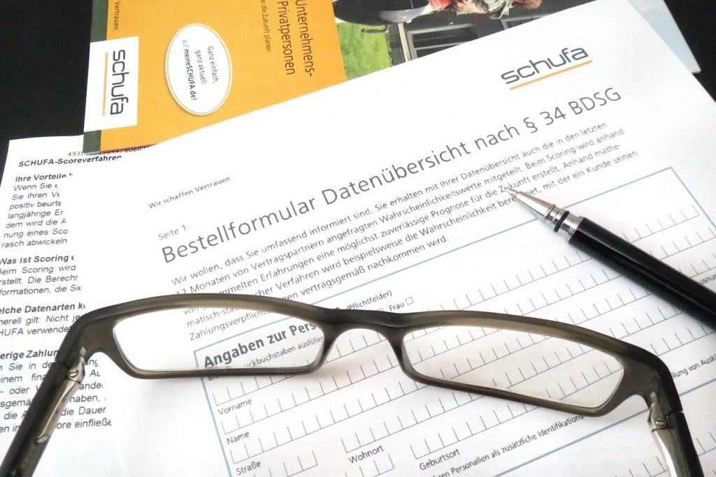 Schufa Daten Mietkaution
